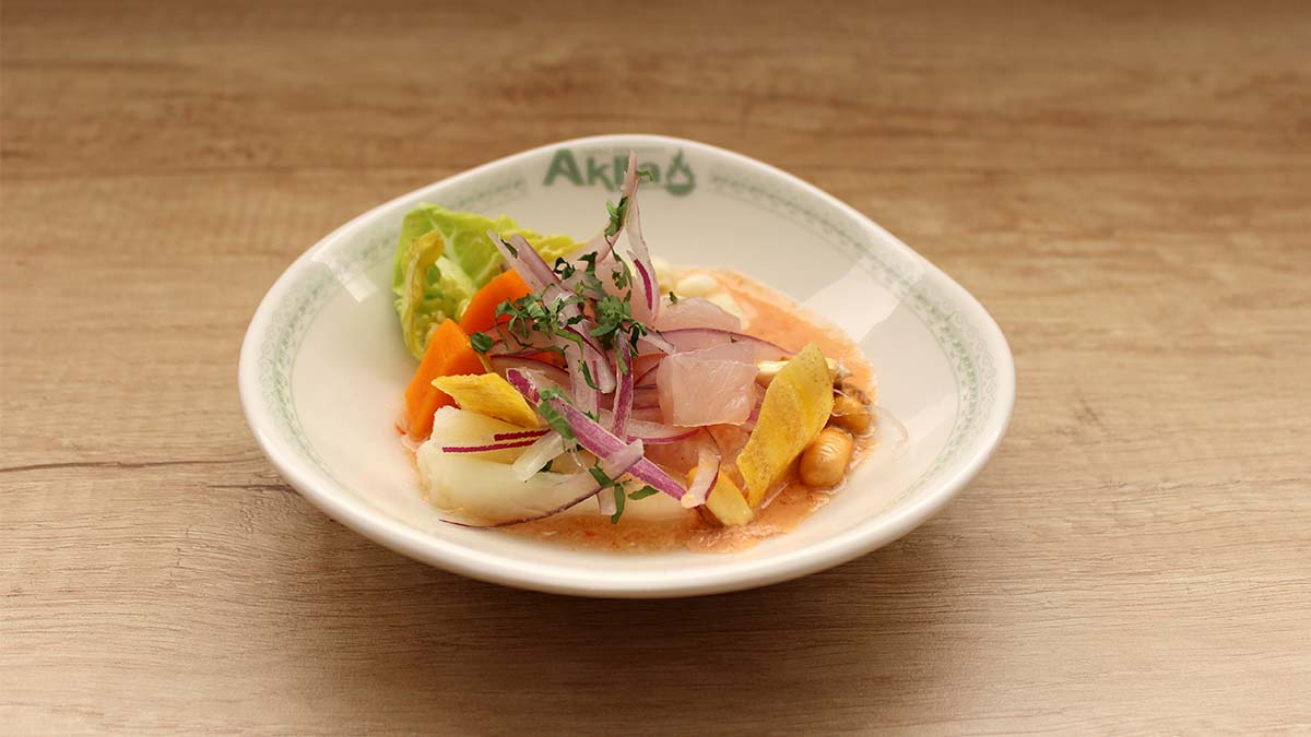 Ceviche de pescado de Aklla